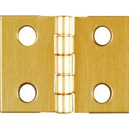 0.75 X 1-Inch Broad Light-Duty Brass Hinges – 4-Pack 1