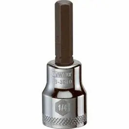 1/4-Inch Hex Bit Socket For 3/8-Inch Drive Ratchets 1
