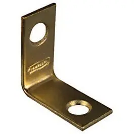 1 X 0.5-Inch Brass Corner Bracket – 4-Pack 1