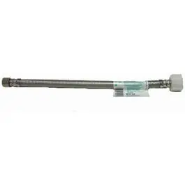 12-Inch Braided Stainless Steel Toilet Supply Line (3/8" Comp. X 7/8" Ballcock) 1