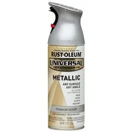 12-Ounce Titanium Silver Metallic Finish Spray Paint 1