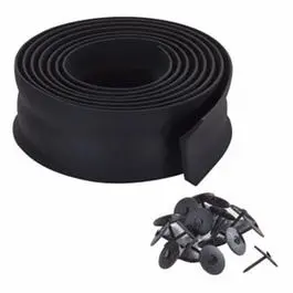 16-Foot Black Rubber Garage Door Bottom Weatherstrip Seal 1