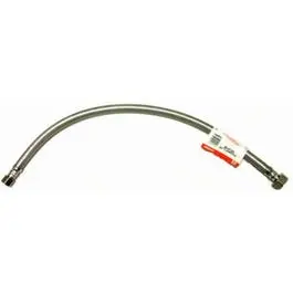 20-Inch Braided Stainless Steel Faucet Supply Line (3/8" Compression × 1/2" Fip) 1
