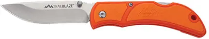 3.33-Inch Trailblaze Folding Knife – Orange Handle 1