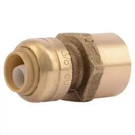 3/8-Inch Push-Fit To 1/2-Inch Female Npt Adapter – Leak-Proof Plumbing Connector 1