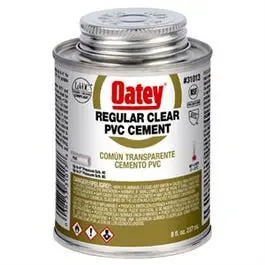 8-Ounce Clear Pvc Pipe Cement – Low-Voc Solvent Cement 1