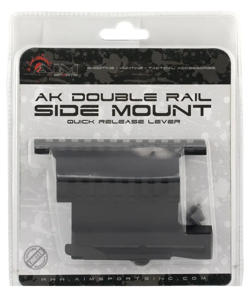 Aim Sports Mk004S Ak-47 Side Rail Mount – Picatinny-Style, Black Anodized Aluminum 1