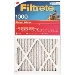 Allergen Defense Red Micro-Pleated Furnace Air Filter – 20" × 30" × 1" 1