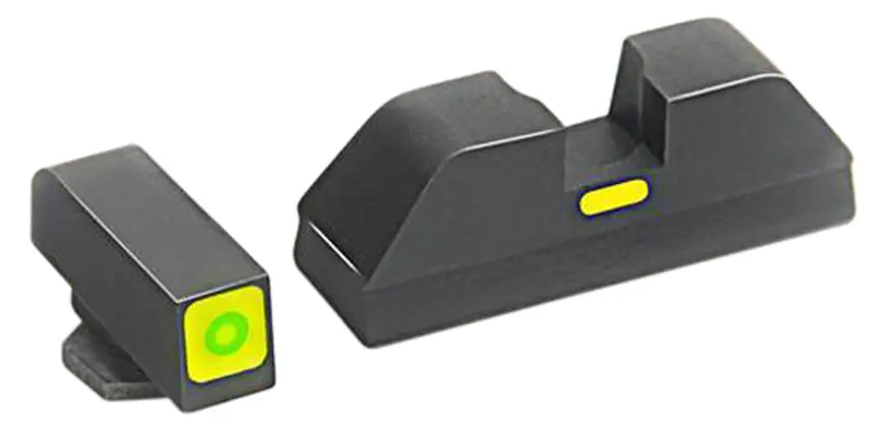 Ameriglo Cap Night Sights – Tritium Front (Green) & Painted Rear (Black) For Glock 42/43 1