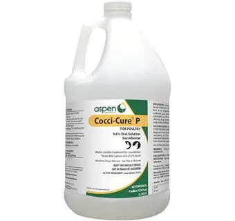 Aspen Cocci-Cure P For Poultry – 9.6% Amprolium Solution 1