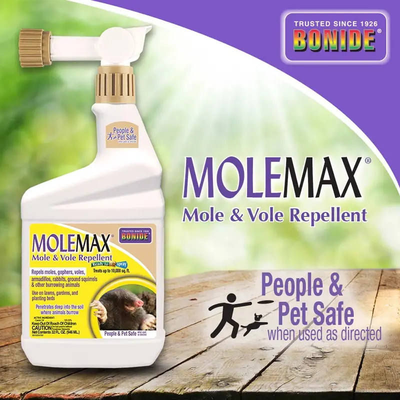 Bonide Molemax® Rts – Ready-To-Spray Repellent For Moles And Voles 1