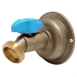 Brass 45-Degree Hose Bibb – 1/2" X 3/4" Mht, Angled Spigot 1