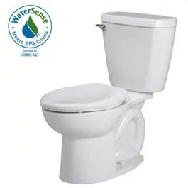 Cadet 3 Portable Low-Flow Toilet – Round Front, White 1