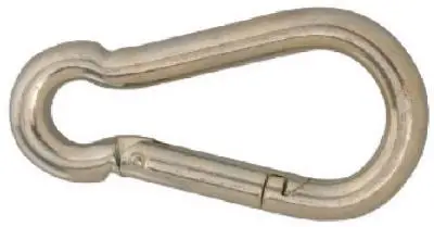 Campbell Replacement Spring Snap Link – 7/16", Zinc-Coated Steel, #2450 1