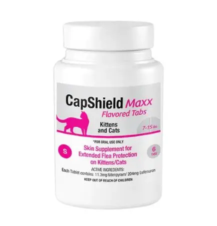 Capshield Maxx Flea Supplement Tabs For Cats (7–15 Lb) 1