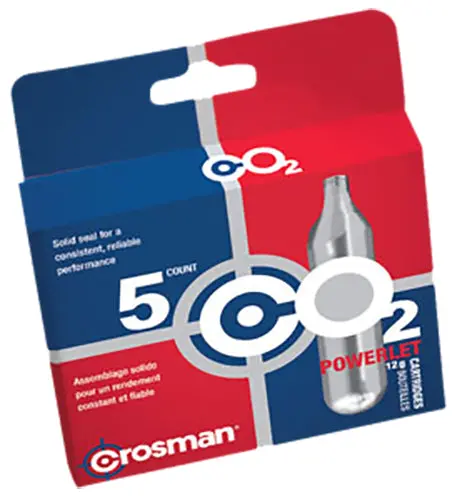 Crosman 231B Co₂ Powerlet Cartridges – 12-Gram Disposable Canisters, 5-Pack For Airguns 1