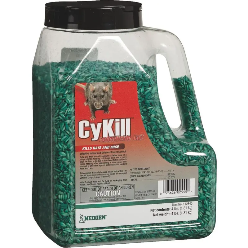 Cykill Seed Meal Rodenticide – 4-Pound Rat And Mouse Bait 1