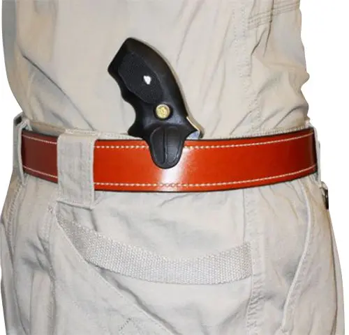 Desantis Gunhide To7 Concealment Hook Holster For S&W J-Frame Revolvers – Checkered Polymer Construction 1