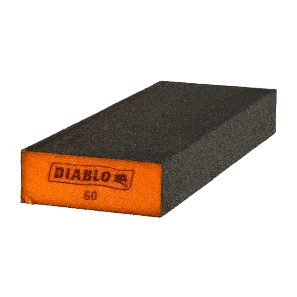 Diablo 8-Inch X 2.75-Inch X 1-Inch 60-Grit Extended-Edge Sanding Sponge 1