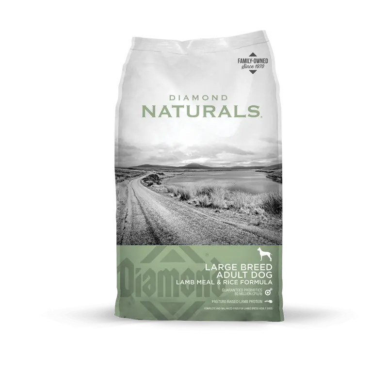 Diamond Naturals Large Breed Adult Dry Dog Food – Lamb & Rice Formula 1
