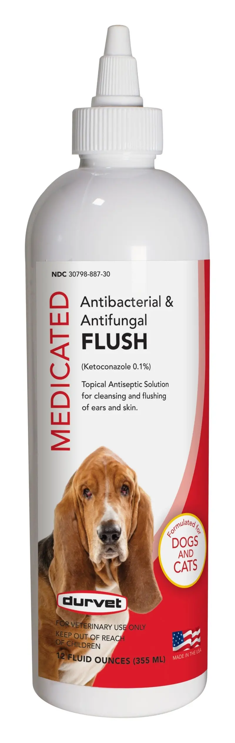 Durvet Medicated Antibacterial & Antifungal Ear And Skin Flush 1