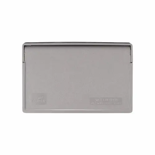 Eaton Cooper Wiring Horizontal Non-Metallic Gfci Or Decorator Cover 1