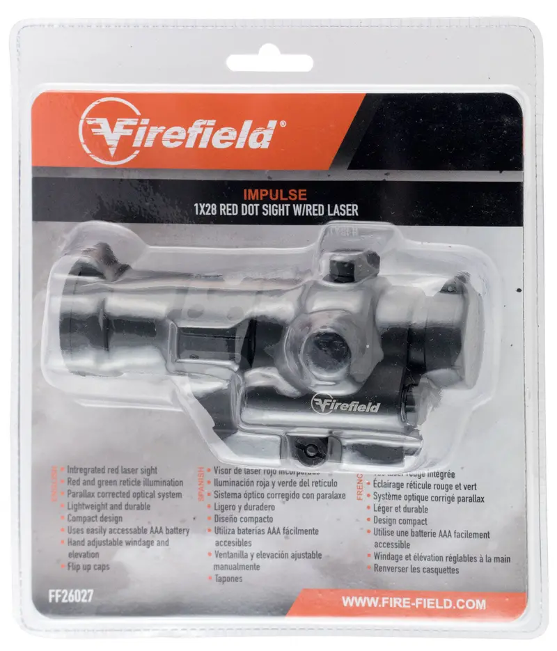 Firefield Ff26027 Impulse Red/Green Dot Reflex Sight – 1X28Mm Illuminated, Aaa-Powered 1