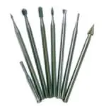 Forney 8-Piece Mini Steel Rotary Burr Set For Precision Grinding 1