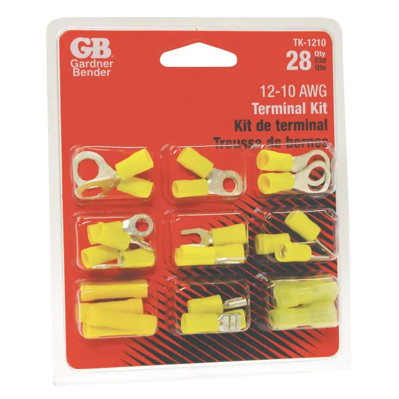 Gardner Bender 28-Piece Wire Terminal Kit For 10–12 Awg Wires 1