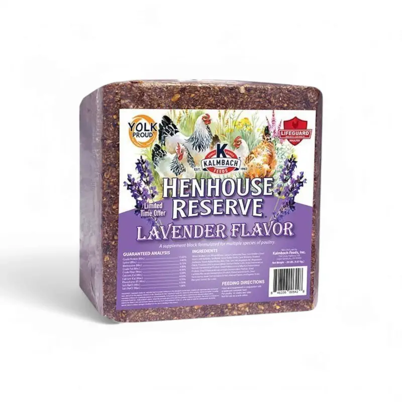 Henhouse Reserve Lavender-Scented Poultry Supplement Block 1