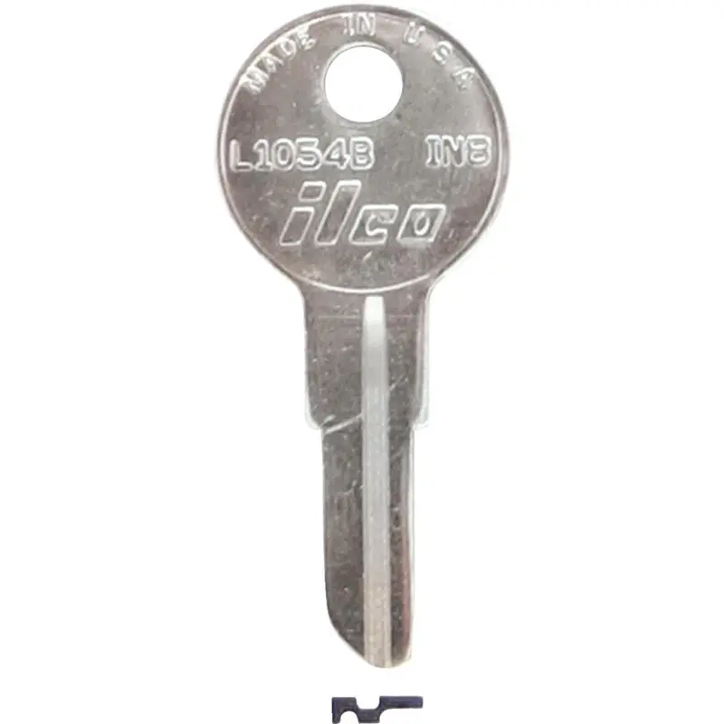 Ilco In8 File Cabinet Key – Nickel-Plated, 10-Pack 1