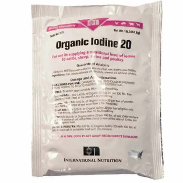 International Nutrition Organic Iodine Supplement – 20-Grain Strength 1