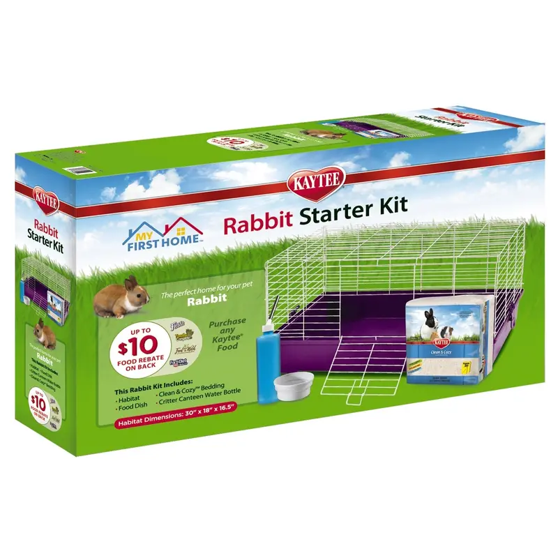 Kaytee My First Home Starter Kit – Complete Habitat Setup For Young Rabbits 1