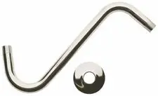 Keeney S-Style Shower Arm – 8-Inch Wall Extension, 1/2-Inch Npt X 5-1/2-Inch Reach 1