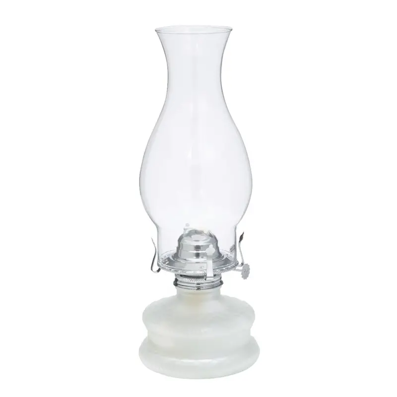 Lamplight Farms Traditional Oil Lamp – 13.5" Tall Classic Brass-Style Design 1