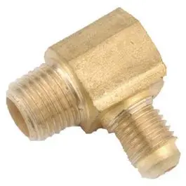 Lead-Free Brass Flare Elbow Fitting – 1/4-Inch Flare × 1/4-Inch Mpt 1