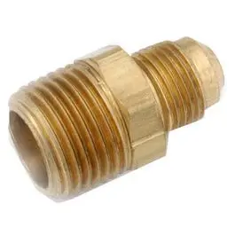 Lead-Free Brass Flare-To-Male Pipe Thread Connector: 1/2-Inch Mpt × 3/8-Inch Flare 1