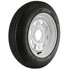 Martin Wheel 480-12 Trailer Tire & Wheel Assembly – Load Range C, 4-Hole Spoke Design 1