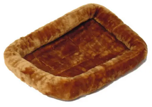 Midwest Quiet Time Cinnamon-Tone Fleece Pet Bed 1