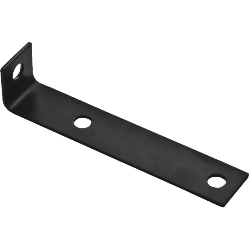 National Heavy-Duty Black Offset Leg Corner Brace – 7.5 X 1.5 X 0.125 Inches 1