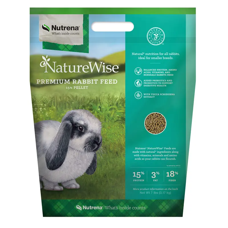 Nutrena Naturewise 15% Premium Rabbit Feed – Fortified Pellets For Optimal Health 1
