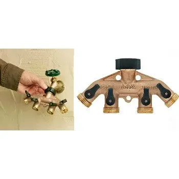 Orbit 62010N Brass Hose End Manifold For Irrigation Systems 1