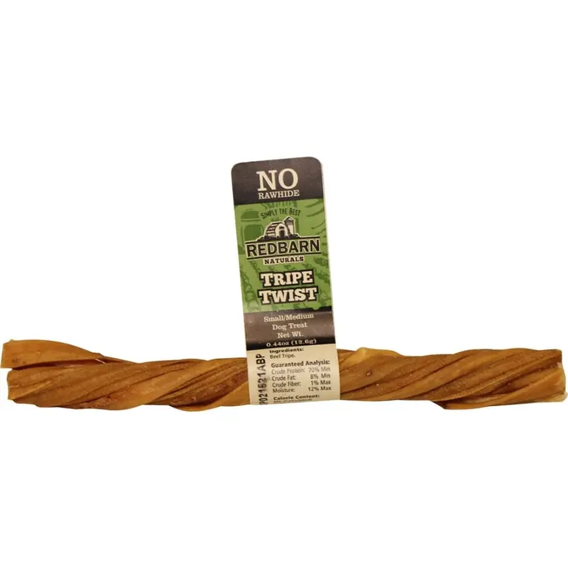 Redbarn Naturals Tripe Twist Digestive Health Dog Chew 1