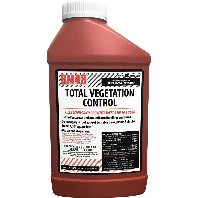 Rm43 Total Vegetation Killer – Ready-To-Use Herbicide Concentrate 1