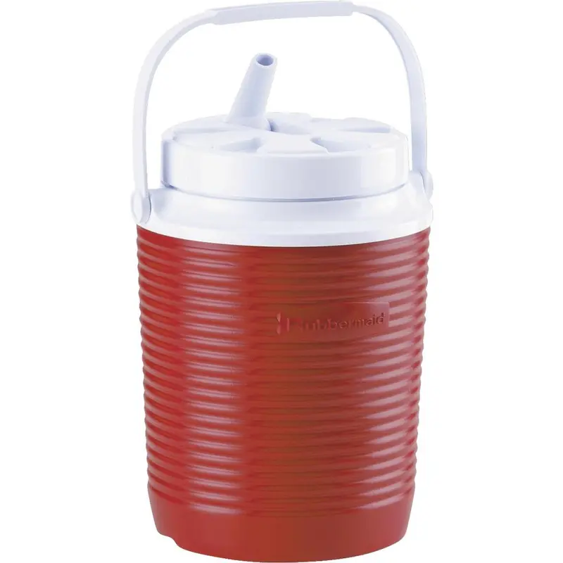 Rubbermaid Victory 1-Gallon Red Water Jug With Handle 1