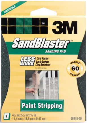 Sandblaster Sanding Sponge – 60 Grit 1
