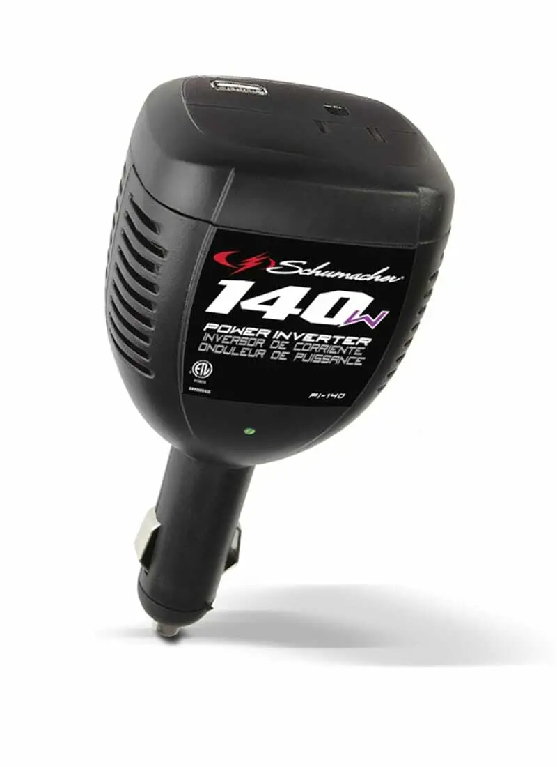 Schumacher 140W Analog Power Inverter – Ac + Dual Usb Outputs 1
