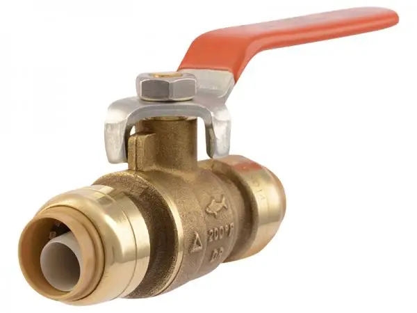 Sharkbite Ball Valve – Push-To-Connect Brass Shut-Off Valve For Pex, Cpvc, And Copper Pipes 1
