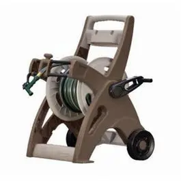 Slide Trak Hosemobile Reel Cart In Mocha/Taupe – Holds 175 Feet Of Hose 1