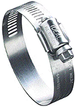 Stainless Steel Hose Clamp – 3/4" × 1-1/2" Adjustable Band 1